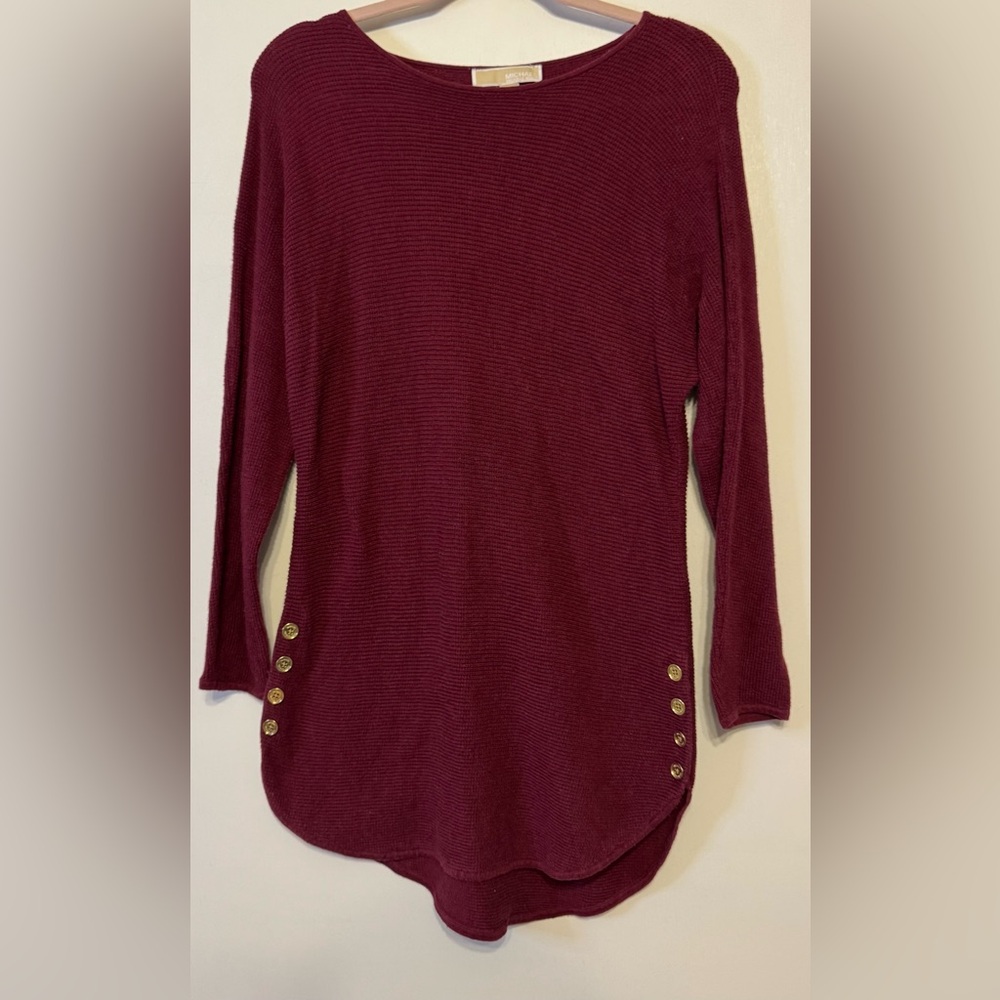 MICHAEL Michael Kors Burgundy Knit Top